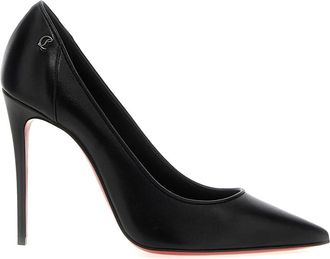 Christian Louboutin Sporty Kate 100 mm Pumps - Dames - Pumps - Zwart - 40 EU - Leer - Schoenen