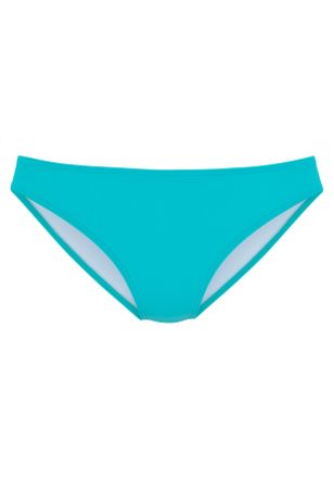 Active By Lascana Bikini-Hose LASCANA ACTIVE Janni, Damen, Gr. 32, N-Gr, blau (t&uuml;rkis), Recycling-Polyamid, unifarben, Badehosen Bikini-Hose, im klassischen Schnitt