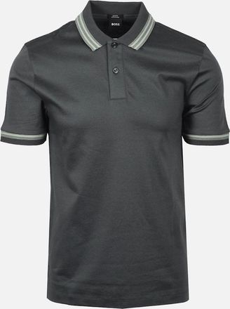 HUGO BOSS Mens Boss Black H PHILLIPSON POLO OPEN GREEN - Size: 44
