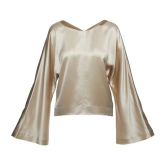 Wakakuu Icons Donna, Camicette, Beige, XS, new