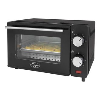 Quest 650W 9 Litre Oven - Black | TJ Hughes