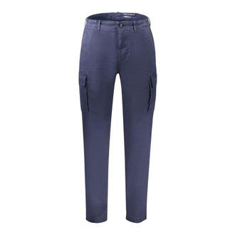 North Sails Slim-fit Trousers, male, Blue, Size: W38 Trousers