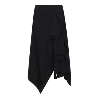 Bottega Veneta Midi Skirts, female, Black, Size: XS Midi Skirt