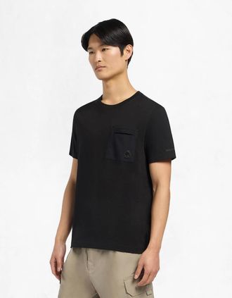 Moose Knuckles Mens Moose Knuckles Dalon Mens T-Shirt - Black 292 - Size: 40