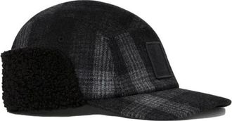 Belstaff Grey Wool Blend Trapper Hat