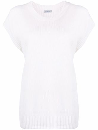 Malo T-shirt a coste - Bianco