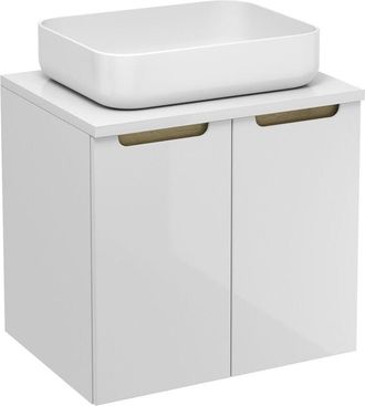 Puma Naturel Mueble De Ba&ntilde;o Bajo Lavabo Naturel Stilla 60x60x45 Cm, Blanco (stillad06033dbi)