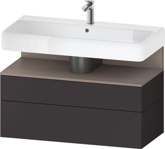 Duravit Qatego Mueble Bajo Lavabo, 1 Extra&iacute;ble Y 1 Caj&oacute;n, - Duravit