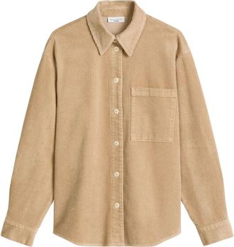 Marc O'Polo Cord Overshirt - Dames - Zomerjassen - Beige - S - Katoen - Jassen