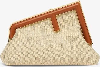 Fendi Textured Weave First Small Clutch Bag