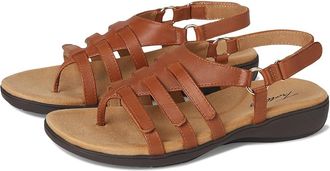 Trotters Ria Womens Sandals Luggage : 10.5 WW (EE), Leather