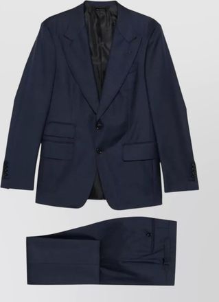 Tom Ford shelton wool suit single breasted notch lapel
