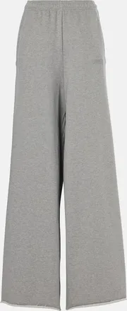 VETEMENTS Oversized cotton-blend jersey sweatpants