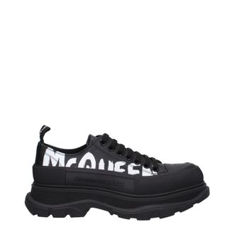 Alexander McQueen Alexander McQueen Herens Sneakers Zwart/Wit Leer