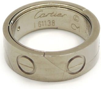 Cartier White Gold (18K) Band Ring (Pre-Owned)