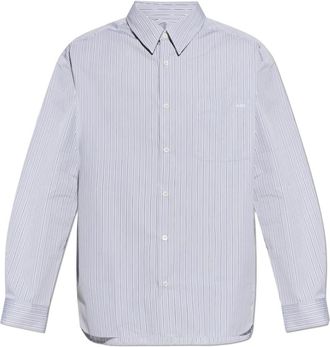 A.P.C. Malo Shirt - Heren - Zakelijke Overhemden - Blauw - M - Katoen - Overhemden