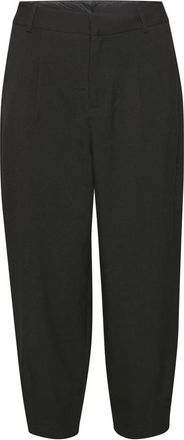 Kaffe Hoge Taille Zwarte Broek - Dames - Broeken - Zwart - XS - Broeken