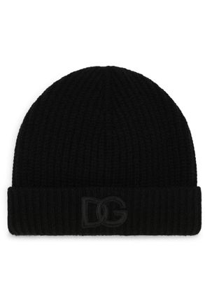 Dolce & Gabbana BRANDED WOOL HAT colour: BLACK