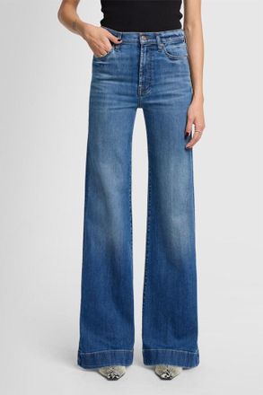 7 For All Mankind Womens Ladies Jeans Modern Dojo Flare Fit - Blue - Size 31 (Waist)