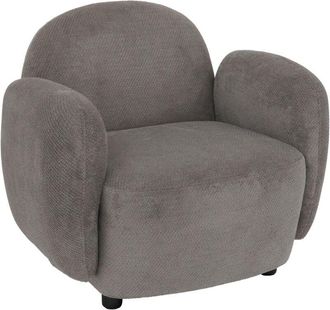 Hhg [nunca Usado] Sill&oacute;n Hhg-709, Sill&oacute;n Lounge/relax/c&oacute;ctel Sill&oacute;n Tapizado, Tejido/textil Chenilla (330 G/m&sup2;) &Ouml;ko-tex, Gris Claro