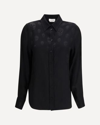 Alexander McQueen Shirt with skull motif Female 42
