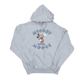 Disney Heren Mickey Mouse Dash Hoodie (Sportgrijs)