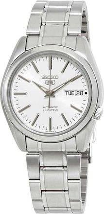 Seiko Series 5 Automatic White Dial Mens Watch SNKL41