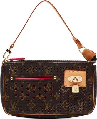 Louis Vuitton Borsa a spalla Pochette Perfo 2006 - Marrone