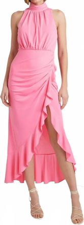 Cinq &agrave; Sept Antonia Ruffle Dress In Pink