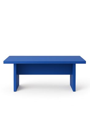 Really Nice Things Banco Laminado Azul Prusia FSC, resistente y antimicrobiano