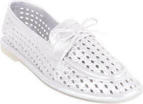 Elie Tahari Maple Cutout Loafer in Silver at Nordstrom Rack, Size 6.5