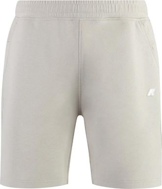 K-Way Keny Katoenen Bermuda Shorts - Heren - Korte Broeken - Beige - S - Katoen - Korte Broeken