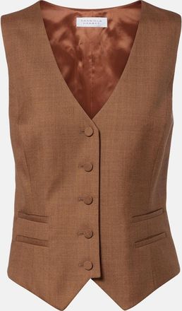 Gabriela Hearst Coleridge wool and silk vest