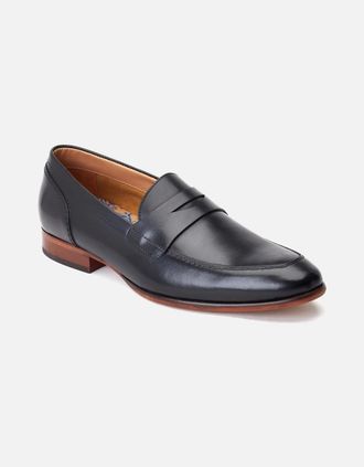 base Mens Bruno Mens Penny Loafer - Black - Size: 10