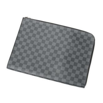 Louis Vuitton Pre-owned Womens Pochette Jour GM Pouch - Black - One Size