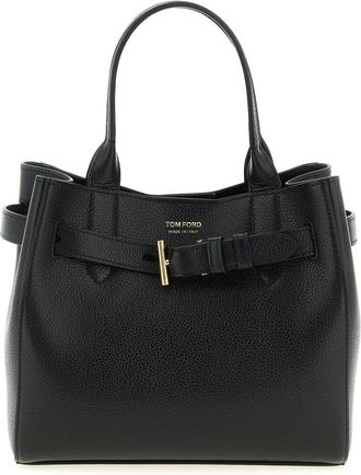 Tom Ford Audrey Small Tote - Dames - Handtassen - Zwart - ONE Size - Leer - Tassen