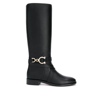 Ferragamo Gancini Knee-High Boots