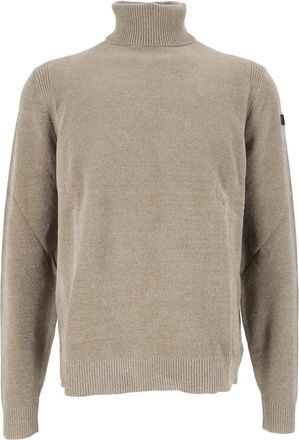 Roberto Ricci Design Plush Velvet Ribbed Turtleneck Knit Sweater