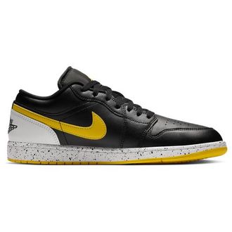 Nike Jordan Mens Air 1 Low SE - Basketball Shoes - Black / Tour Yellow / White Size 10.0