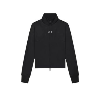 Courr&egrave;ges Giacca da tuta con zip - - Jackets - Donna - Nero - M