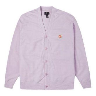 Converse Herringbone Cardigan Purple 10022920-A02