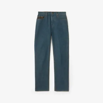 Burberry Mid-rise Straight Jeans, Size: 24