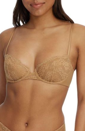 Skarlett Blue Impress Balconette Underwire Bra in Ginger/terracotta at Nordstrom, Size 38Ddd