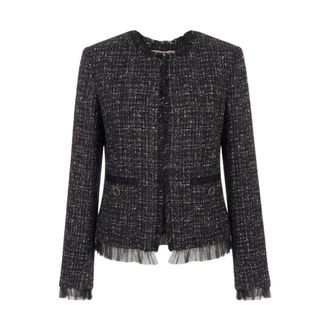 Twinset Donna, Giacche, Nero, XL, new