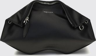 Alexander McQueen McQueen Clutch Manta in pelle di vitello liscia con forma asimmetrica