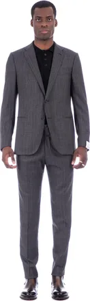 Caruso Drop 8 Spigata Wool Tailored Suit