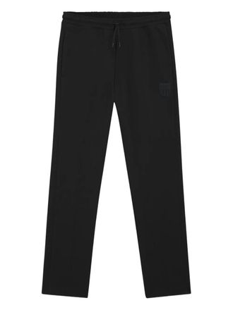 HUGO BOSS ribbed logo track pants - men - Cotton/Polyester - S - Black