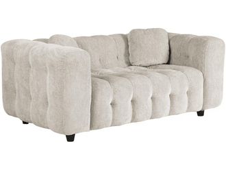 Habitat et Jardin Sof&aacute; Recto De Chenilla vendome - 2 Plazas - Beige
