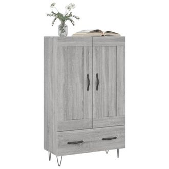 Berkfield Home Highboard Grey Sonoma 69.5x31x115 cm Engineered Wood