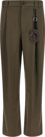 Song for the Mute Pantalones Anchos de Doble Pinza - Trousers - Hombre - Marr&oacute;n - M
